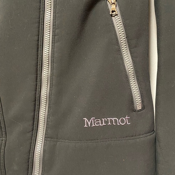 Marmot Fleece Lined Soft Shell Jacket Size Small - Picture 9 of 10